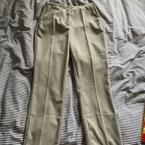Fitted Linen Dress Pants